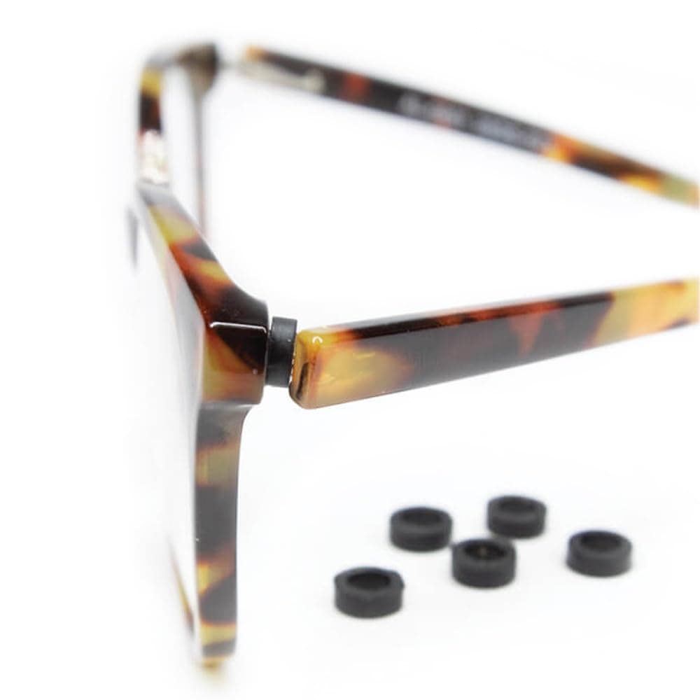 Eyeglass Temple Tighteners | 10 Pieces (5 Pairs) | Black