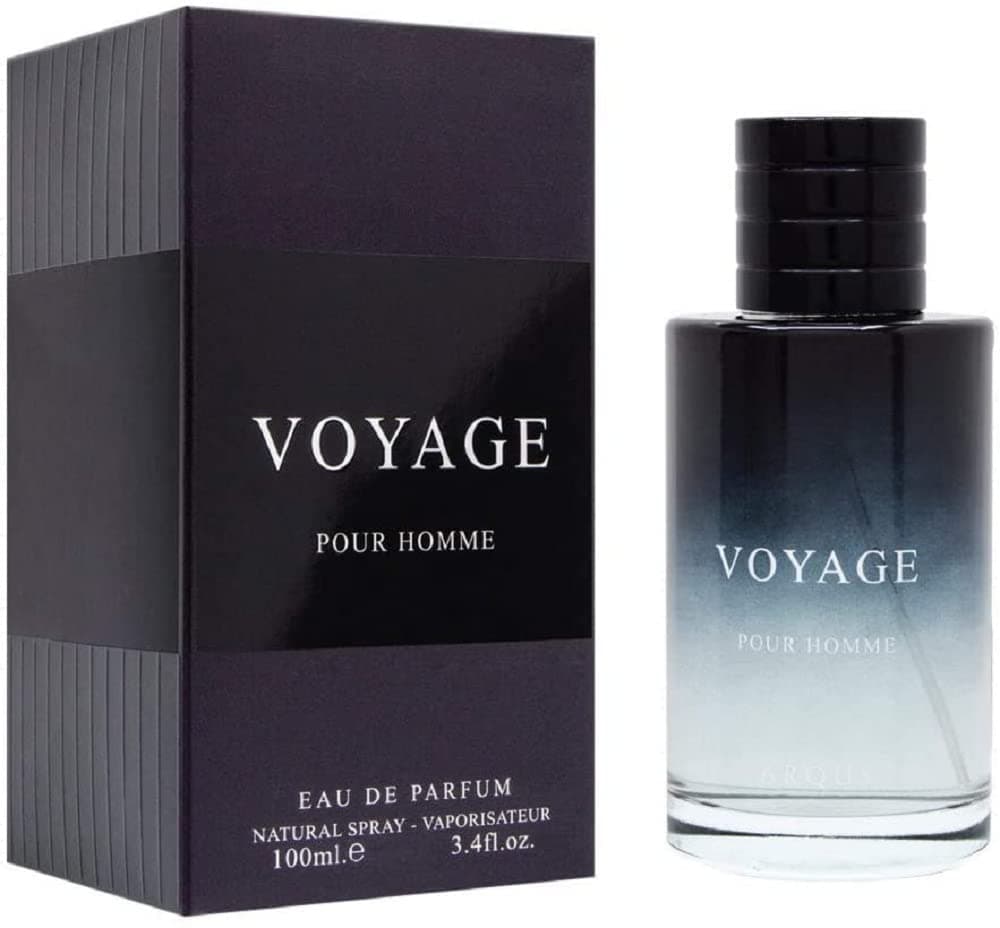Voyage Pour Homme EDP 100 Ml | For Men Perfume Spray | Vetiver, Patchouli, Cedar, Bergamot, Geranium, Lavender by aClickAway