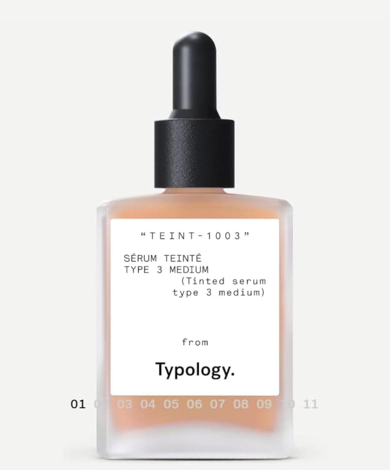 Typology Tinted Serum with Vitamin C, Squalane & Aloe Vera - Type 3 / Medium