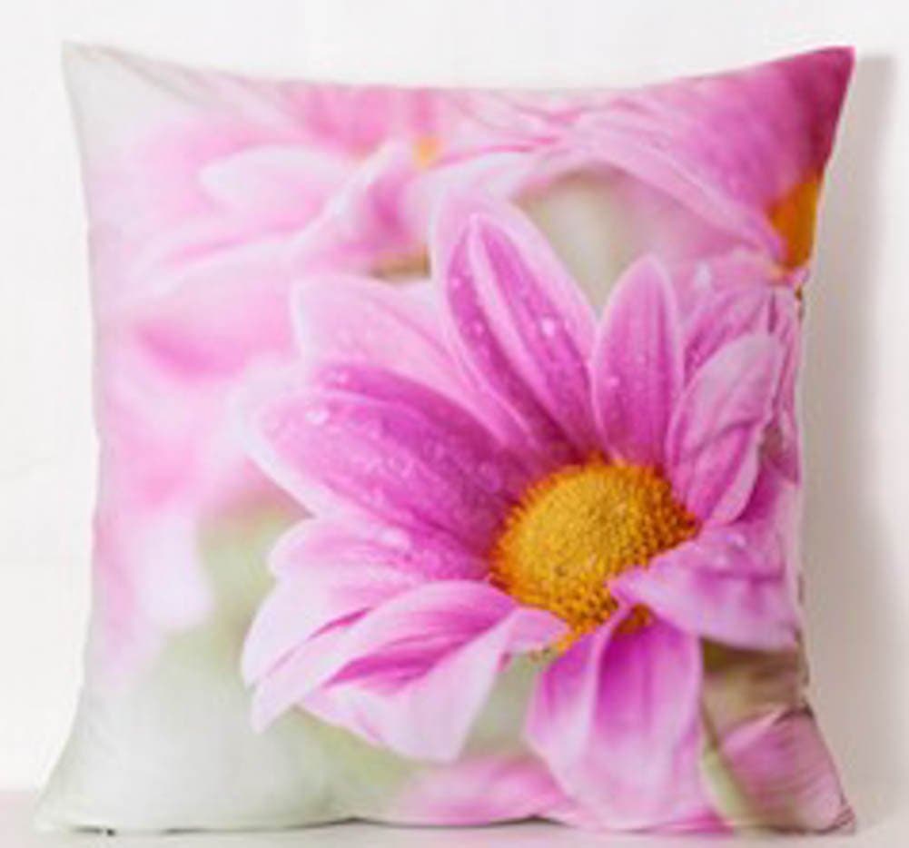 Pink Cushion Cover 45X45Cm Apply To Decorative Throw Pillows For Sofa Decorative Cushion Covers 3D Flower Pillo