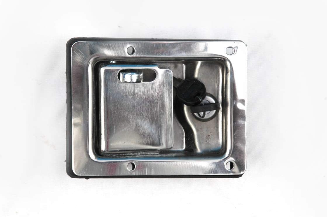 Stainless Steel Canopy Door Lock with Key Set Replacement for Kirloskar Generator Spare Parts