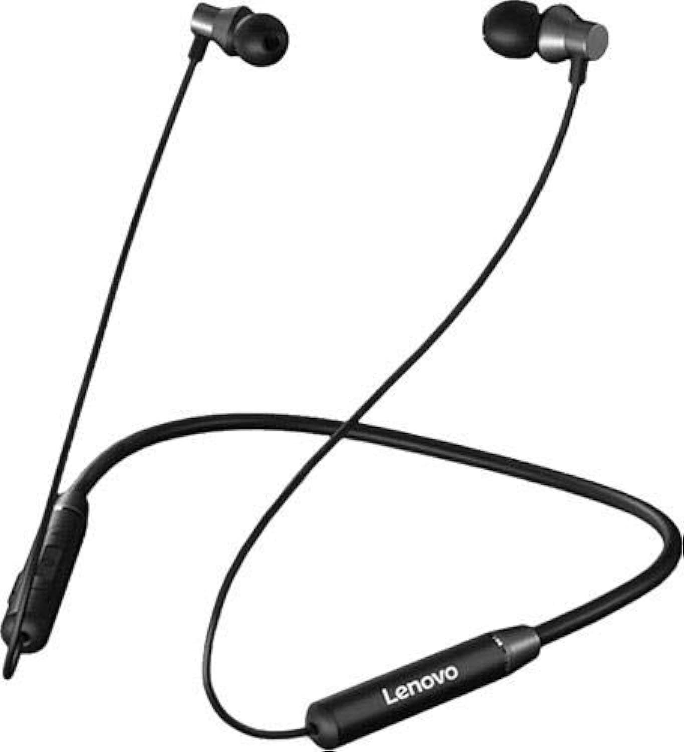 Lenovo Wireless Neckband Earphone He05 (Black)