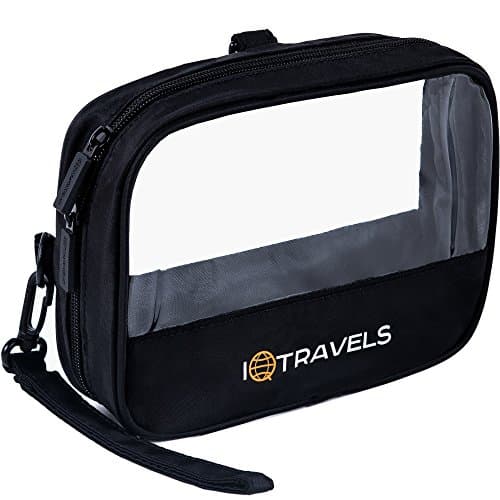 Toiletry Bag - Tsa Approved Toiletry bag - Mens Toiletry Bag - Small Travel Toiletry bag - Clear Toiletry Bag For Women - Airline Approved Toiletry Bag For Ladies - Waterproof Shaving Bag For Men and