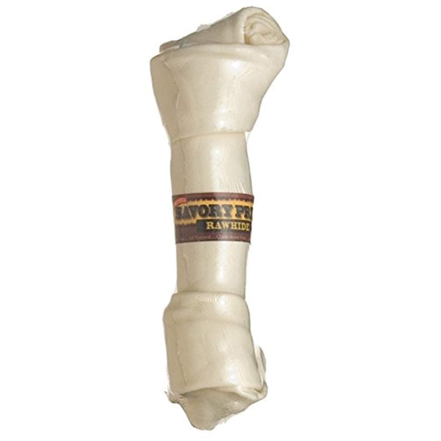 Savory Prime Supreme Knotted Bone, White, 8-9"