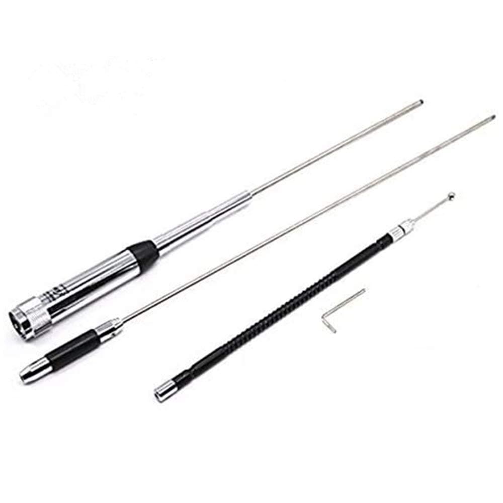 Quad Band Mobile Radio Dual Band Antenna HH-9000 10m/6m/2m/70cm for Luiton, Baofeng,BTECH Anytone Kenwood TYT TH-9800 QYT KT-980 Plus Juentai Leixen TALKCOOP Mobile Radios