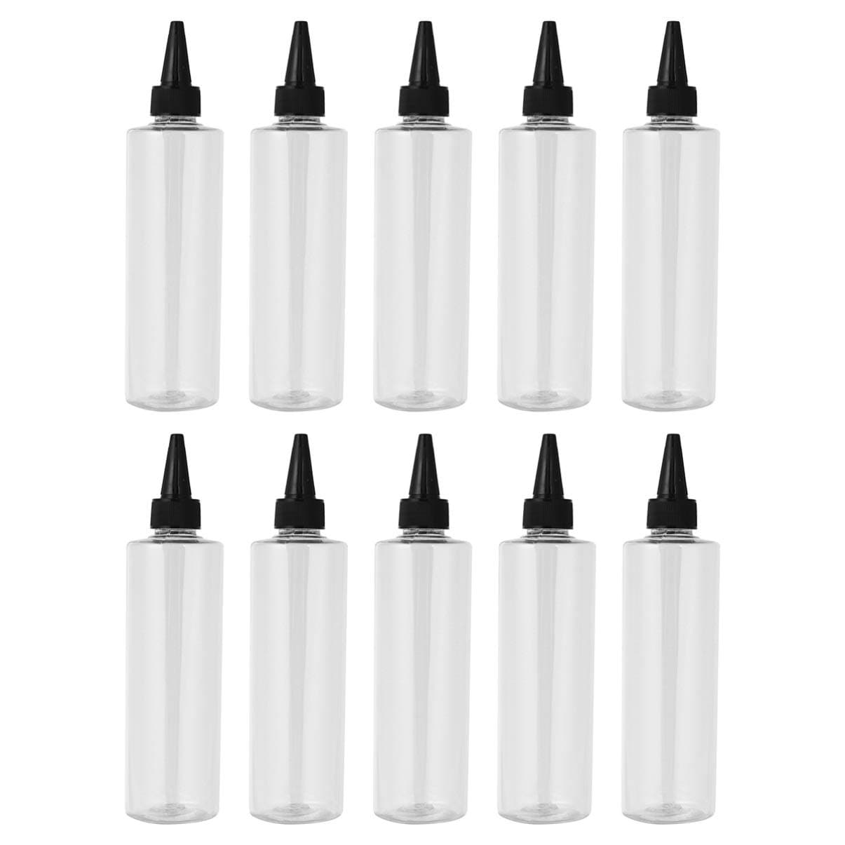 Minkissy Hair Coloring Bottles Hair Color Applicator Bottle Squeeze Bottle for Salon Home 10 pcs