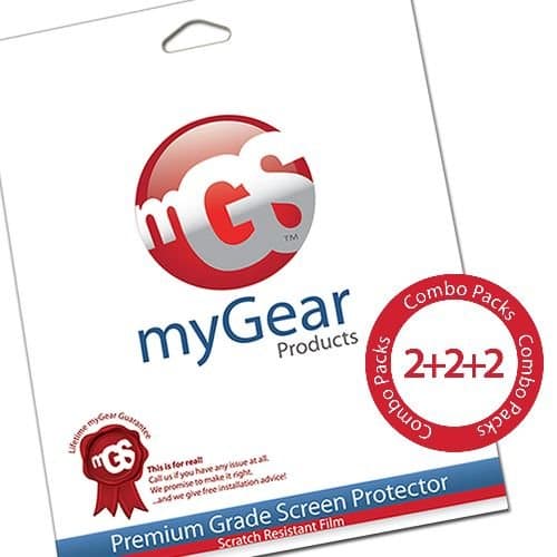 myGear Products 2 Clear & 2 Anti-Glare & 2 Diamond Combo Pack Screen Protectors for Samsung Sidekick 4G (6 Pack)