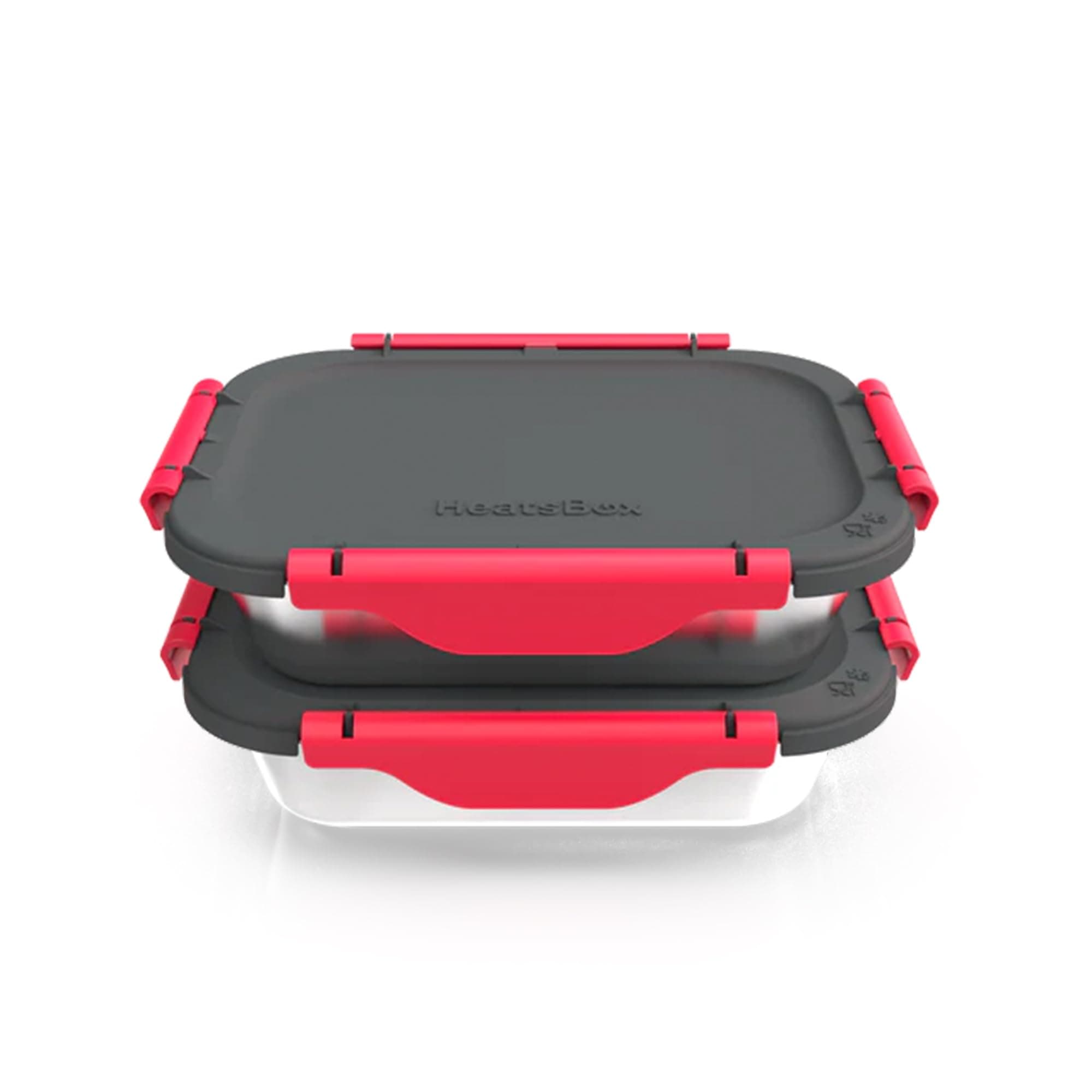 HeatsBox Inner Dish Set of 2 Reusable Stainless Steel Containers with Lid to Meal Prep Food | Freezer and Oven Safe | Compatible Go Lunch Box (buy separately, not included)