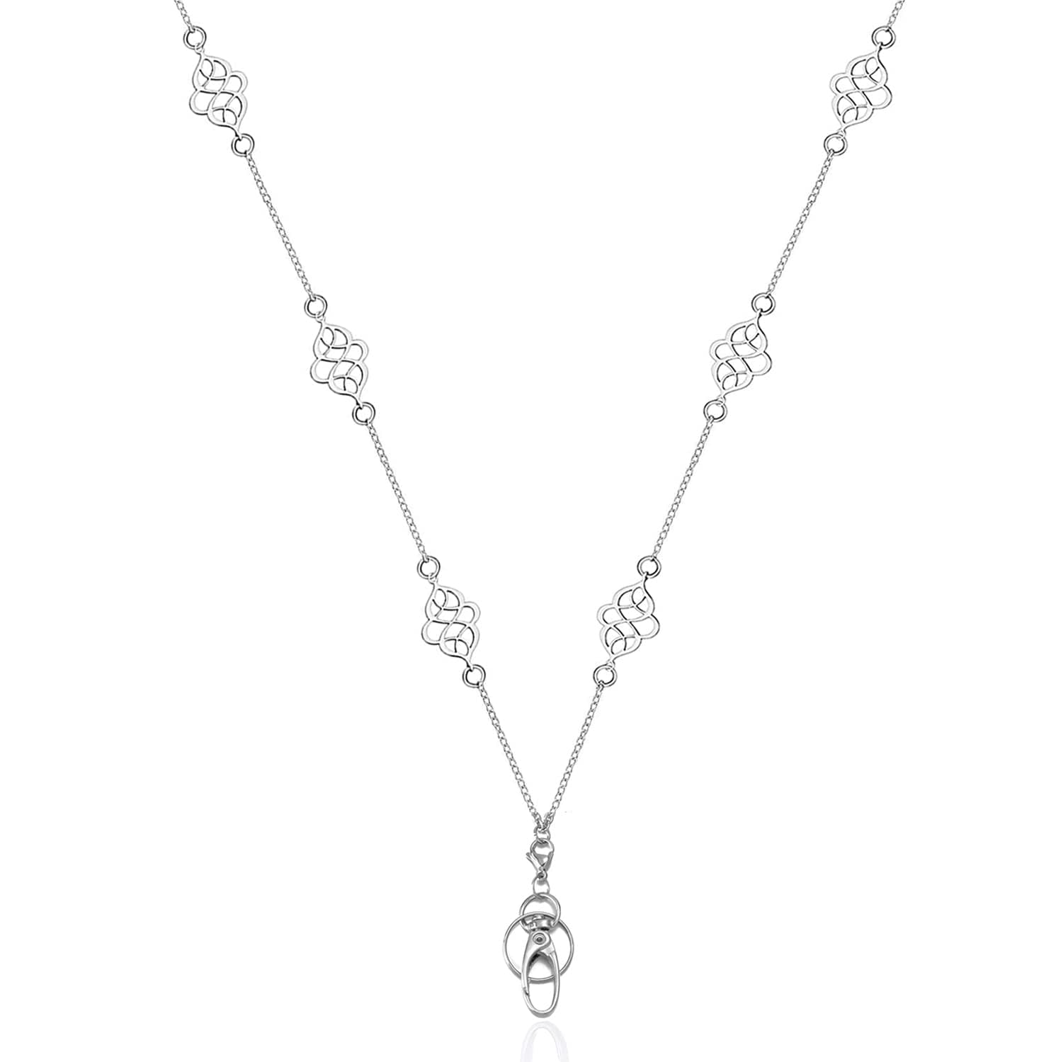 Women's Fashion Lanyard Necklace Chain Lanyard Super Strong for Keys Badge Holder