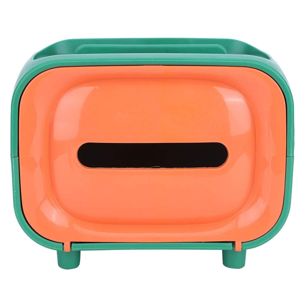 Toilet Paper Holder, Bathroom Paper Box, Bathroom Accessories, Waterproof Bathroom Tolite for Family Home(Vibrant Orange)