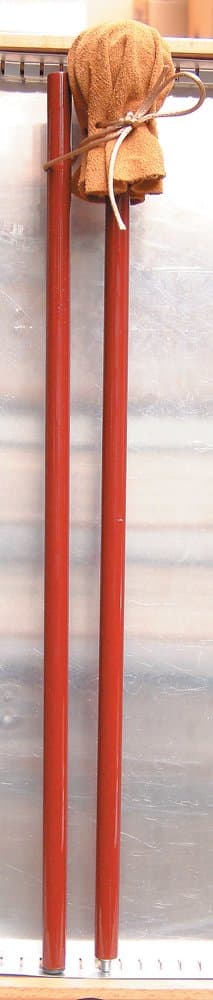 ARTIST 2 PIECE MAHL STICK ARM REST OIL ACRYLIC PAINTS