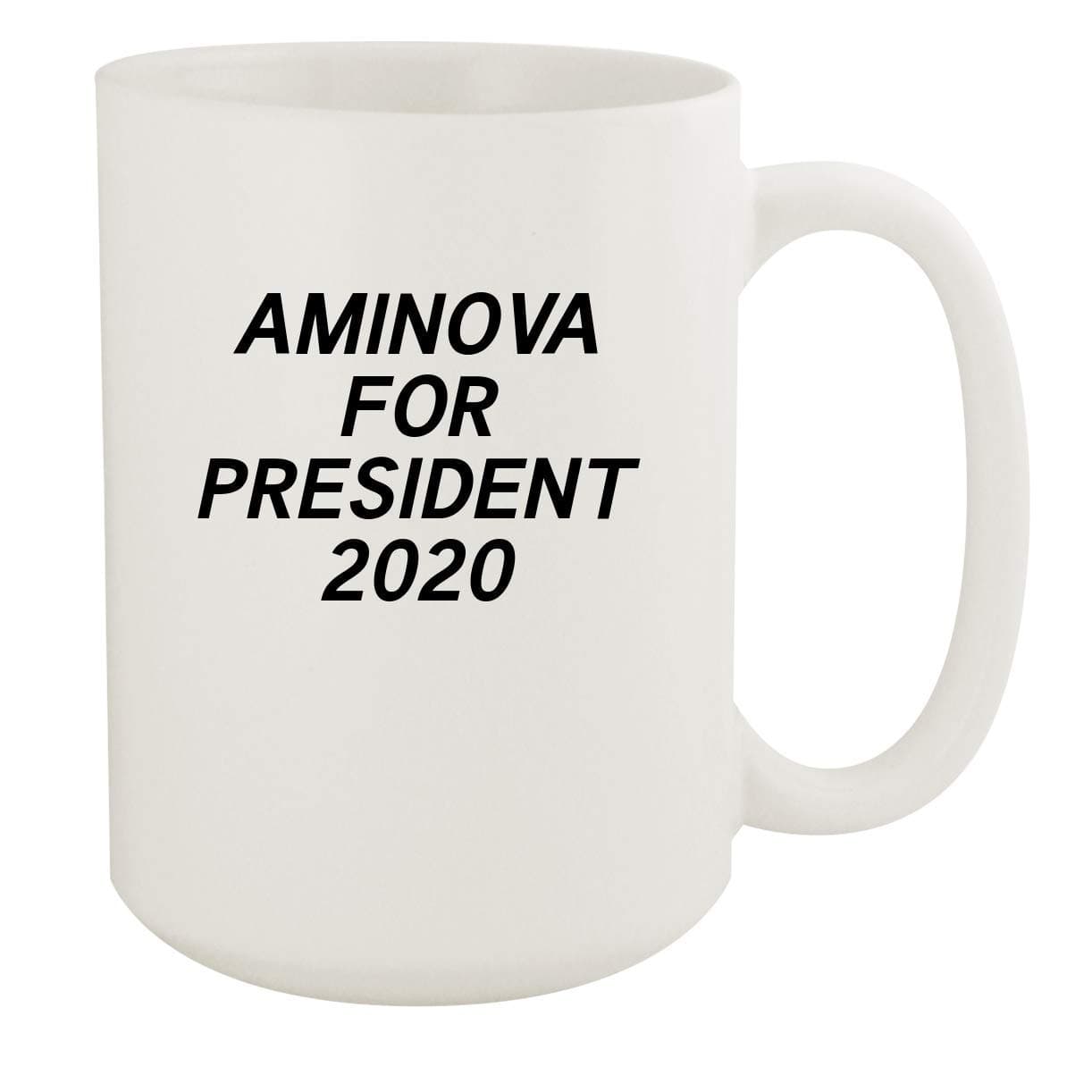 Aminova For President 2024 - Ceramic 15oz White Mug, White