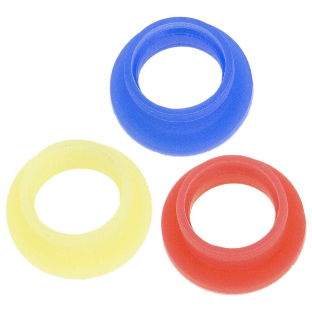 Exhaust Tubing Coupler Manifold Gasket Rubber Silicone Joint Adapter 3PCS for 1/8 1/10 Nitro RC Hobby Model Car HSP (Mix Color)