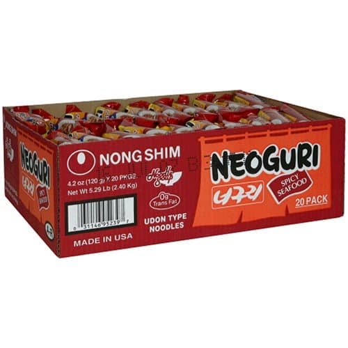 Spicy Seafood Noodle Ramyun, 20-Count, 4.2-Ounce Packages (Pack of 2)