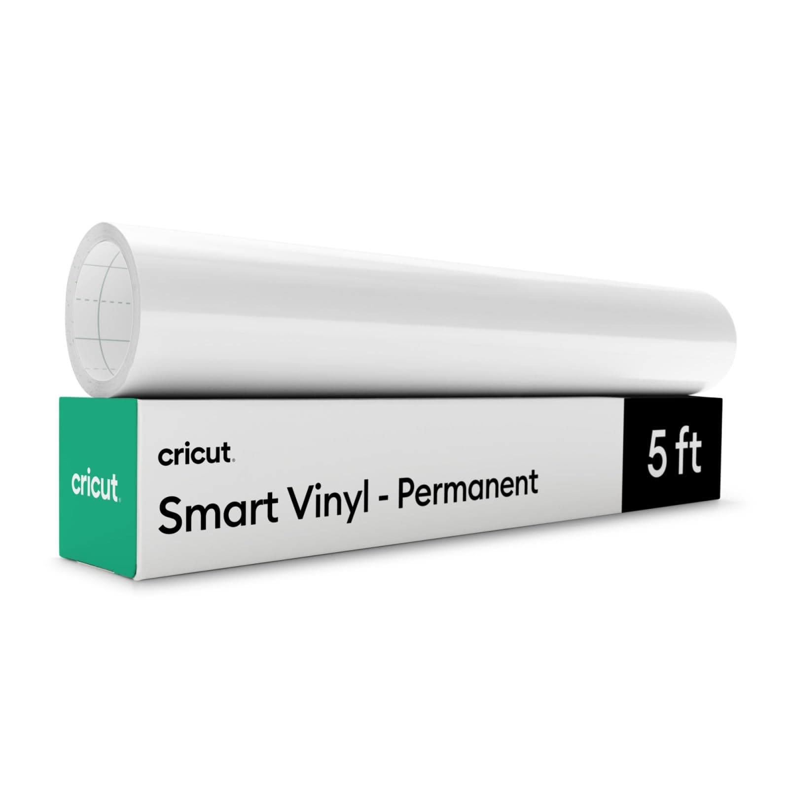 Smart Permanent Vinyl, White (13in x 5ft) - for Maker & Explore Machines