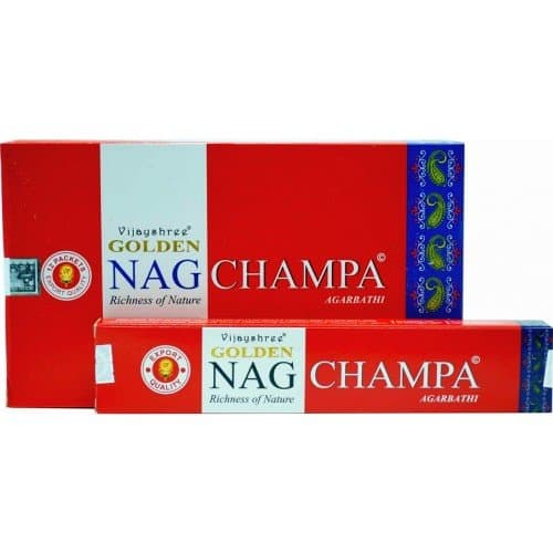 Nag Champa Golden Incense Agarbathi Pack Of 12 Nag Champa