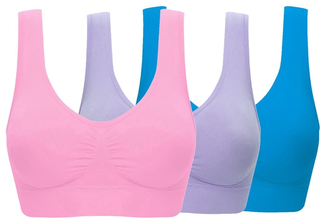 Women's Seamless Wire-Free Bra with Removable Pads
