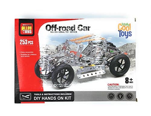 Totally Cool Toys Educational Toy Series Off-Road Car DIY Hands On Kit (253 Pieces)