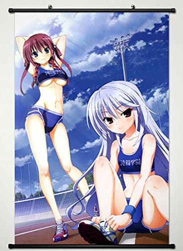 Wall Scroll Poster Fabric Painting For Anime Grisaia no Kajitsu Kazuki Kazami & Amane Suou 011 L