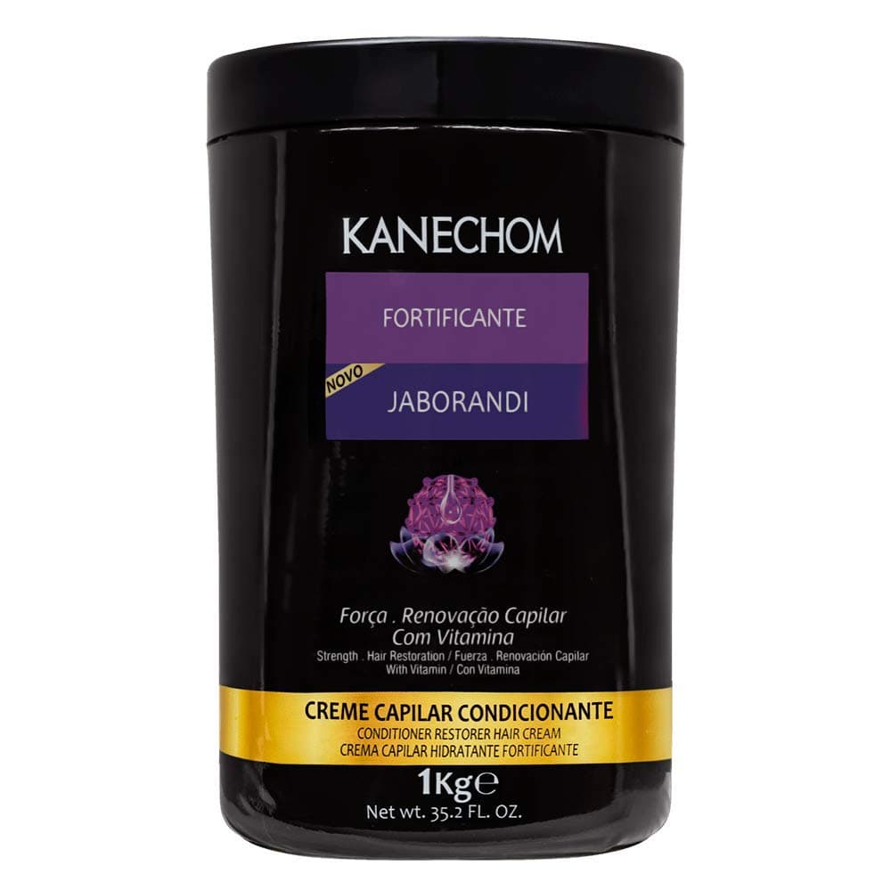 Kanechom Brazilian Hair Treatment With Jaborandi 35.2oz | Creme de Tratamento com Jaborandi 1kg