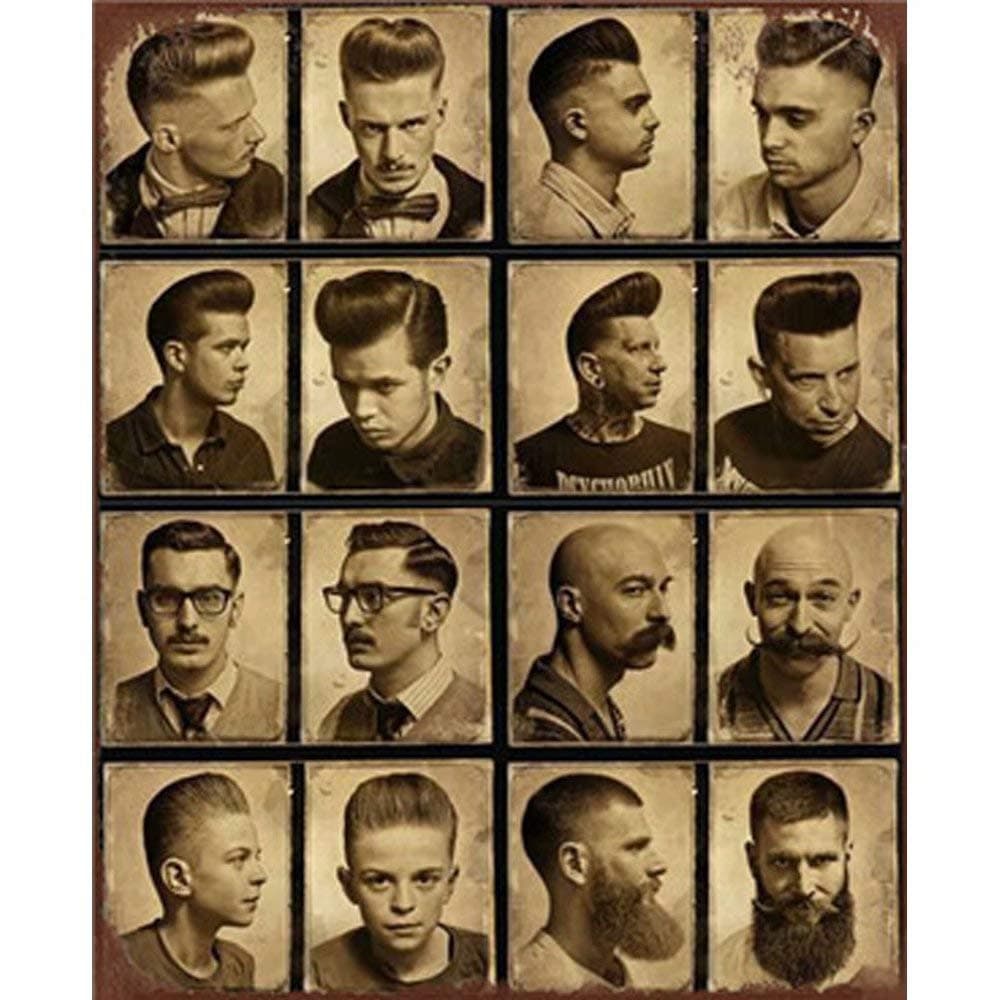 Easy Painter Retro Metal Tin Signs Metal Painting Antique Iron Poster Barbershop Bar Pub Wall Art Sticker 20X30Cm