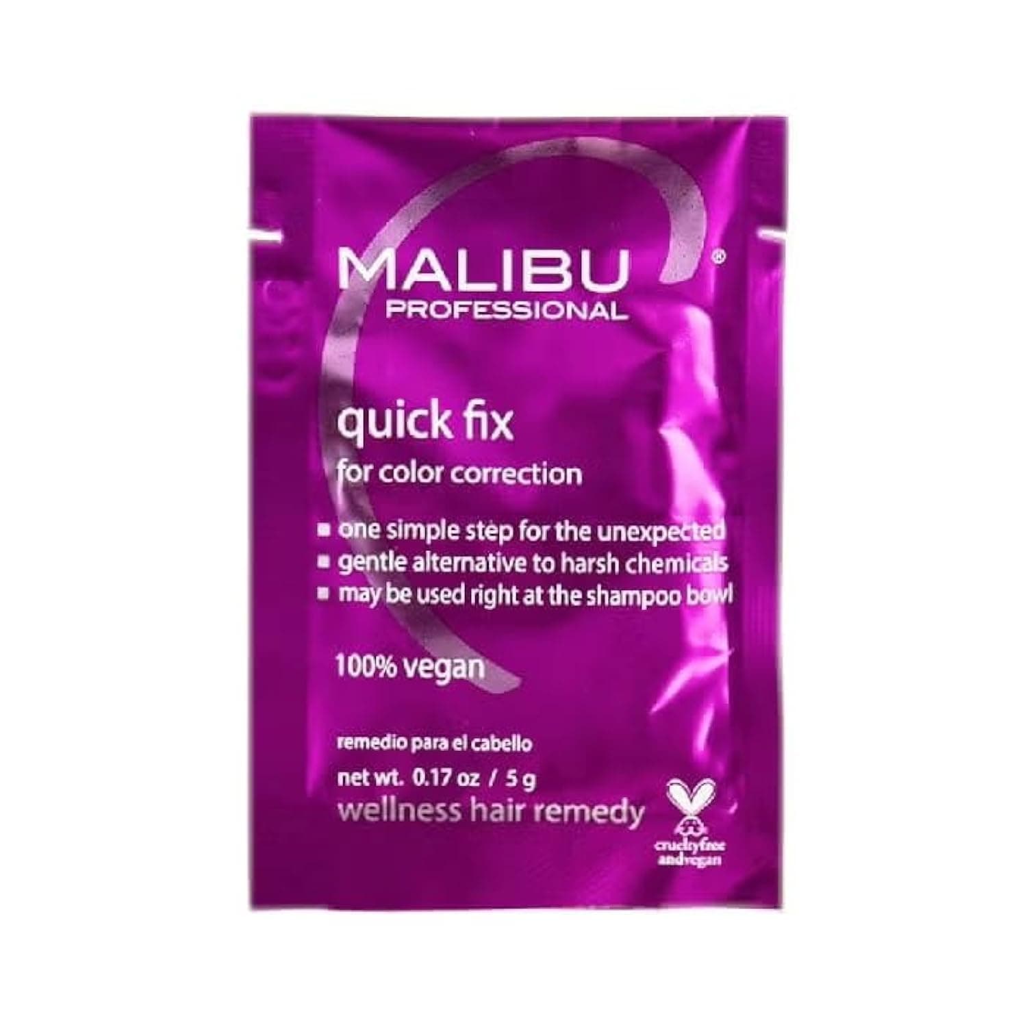 Malibu Color Correction Natural Wellness Treatment 5g Sachet - 1st step to colour success by Malibu C