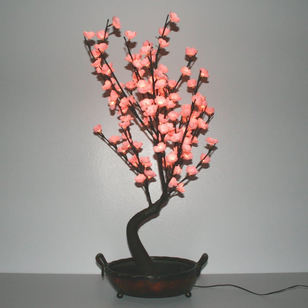 Light Garden 02104 - BNSPK128 184115 Electric Lighted Bonsai Tree w 128 Lighted Flowers and Metal Urn for Base