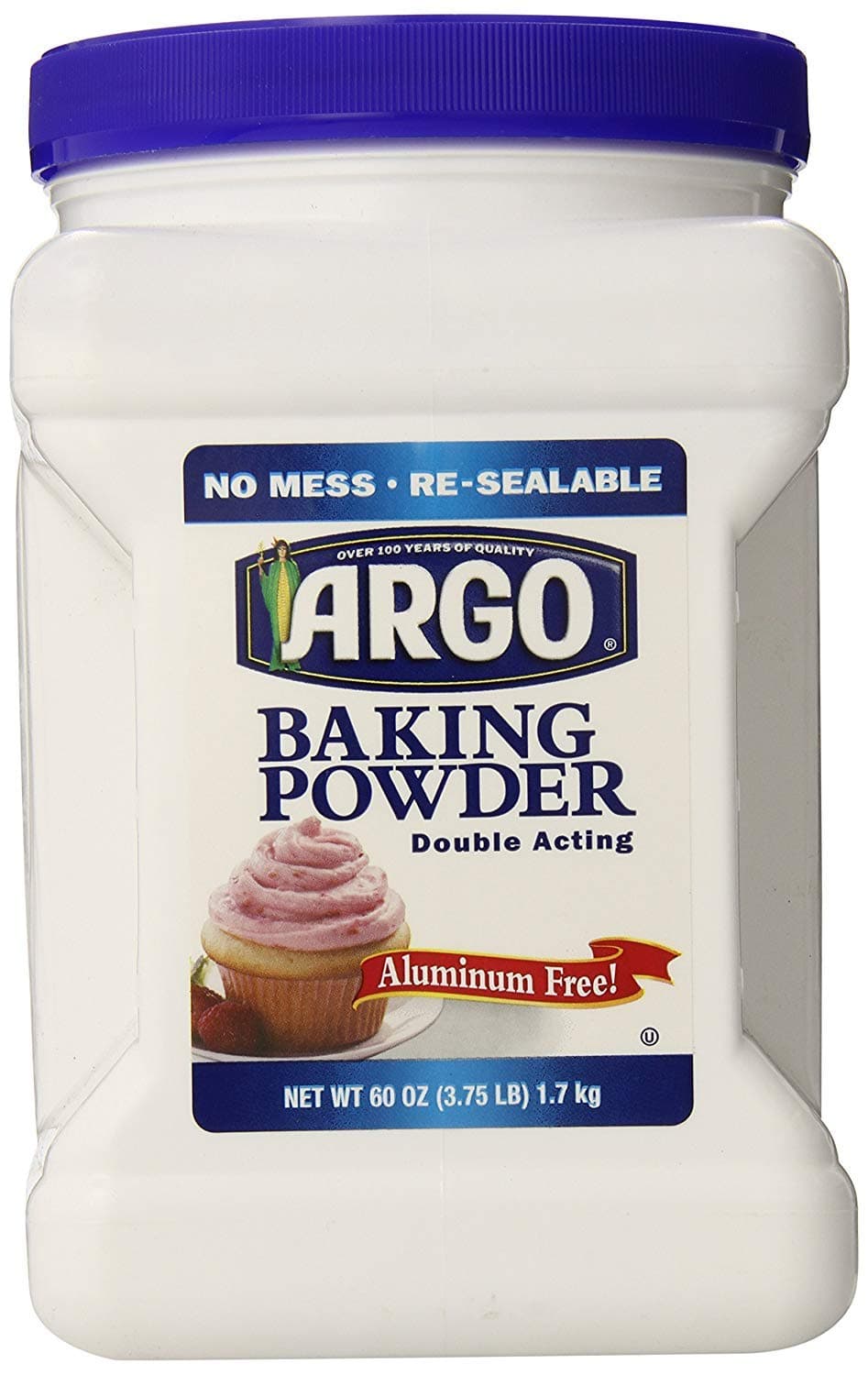 Argo Baking Powder, 60 Ounce