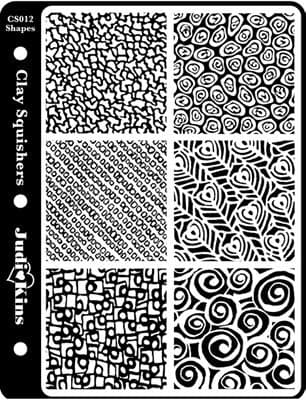 Judikins Clay Squishers Shapes Pattern Design