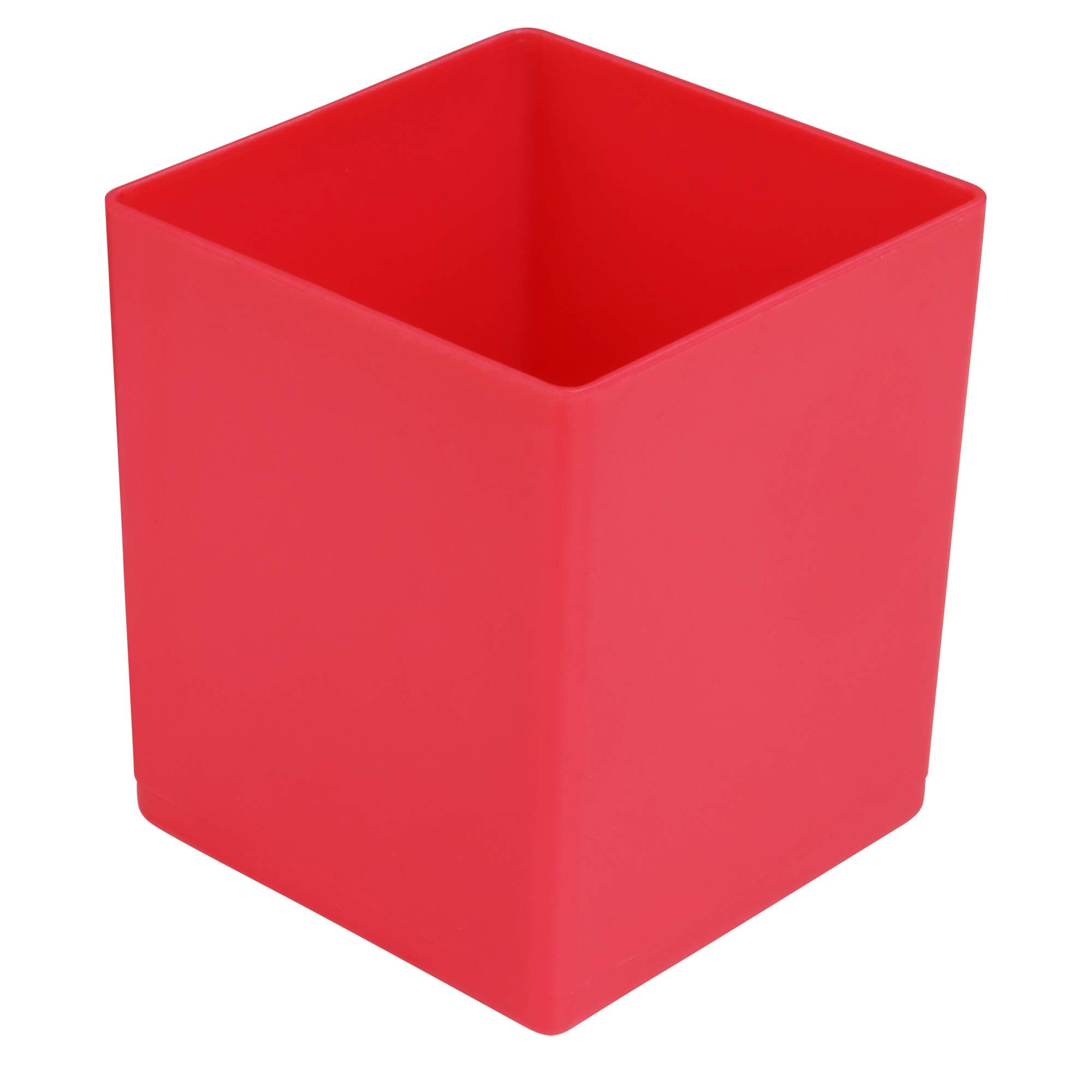 Bins, height 63 mm, red, LxB 54x54 mm, pack of 50.
