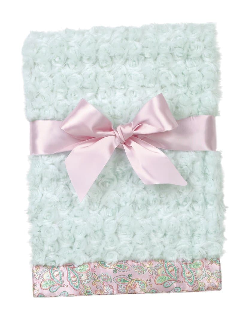 Bearington Baby Small Swirly Security Blankie, 16" x 16"