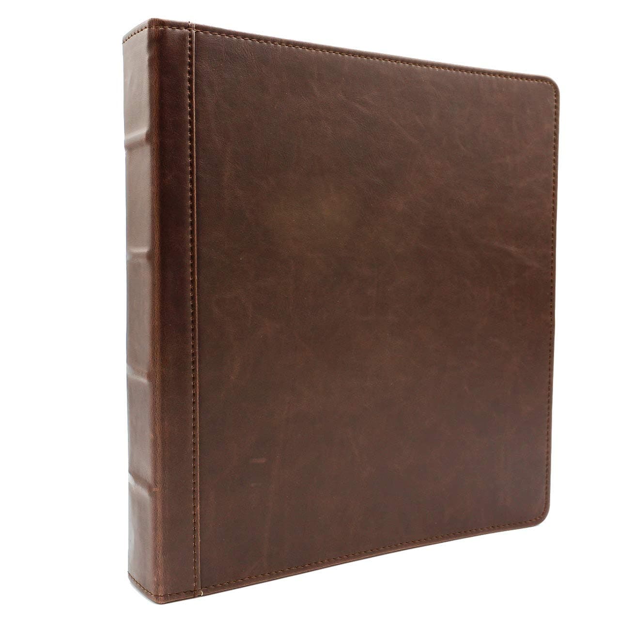 Bindertek Vintage Hardback 3-Ring 1-Inch Binder, Brown (SM-VINBIND)