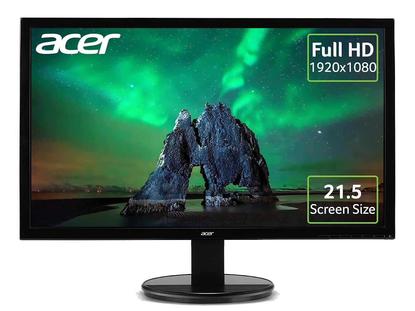 Acer K222HQLbd 22 Inch Full HD Monitor, Black (TN Panel, 5 ms, DVI)
