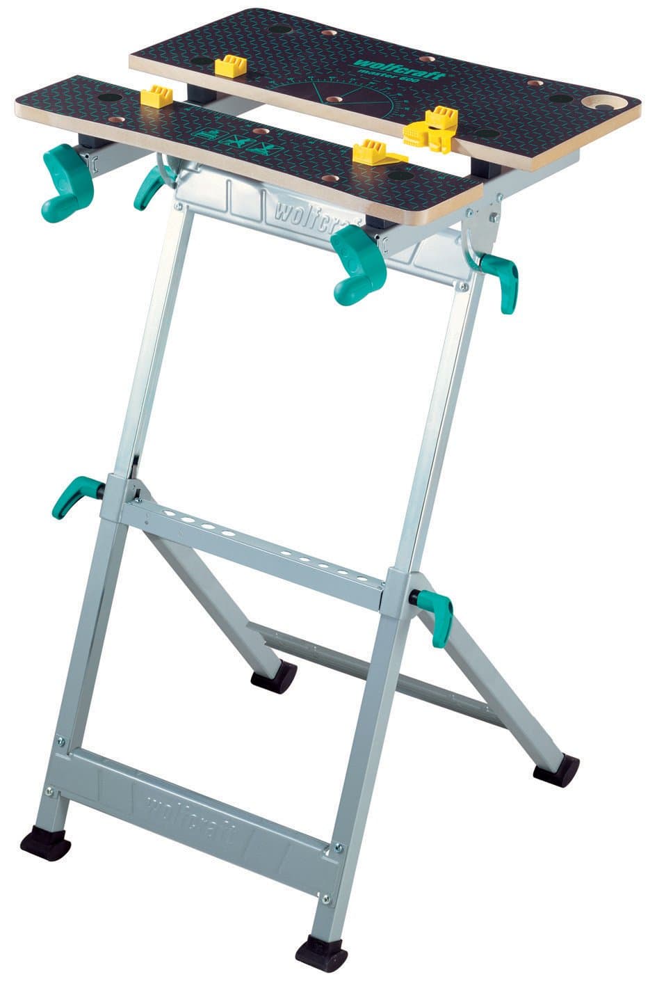 wolfcraft6182000 Master 600 Height Adjustable and Foldable Clamping- & Working Table, Grey