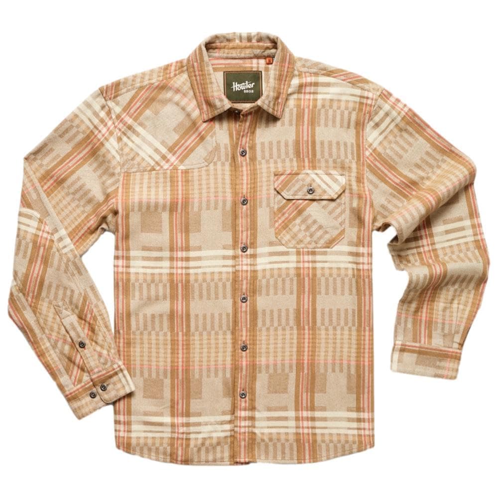 Howler BrosHowler Bros Men's Harker's Flannel, Conor Plaid/Natural