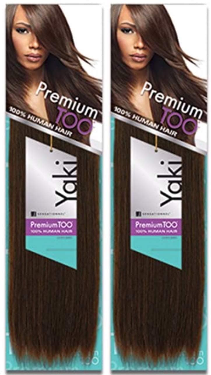 Sensationnel Premium Too Premium Blend Human Hair - Yaki Pro 14" - #1B