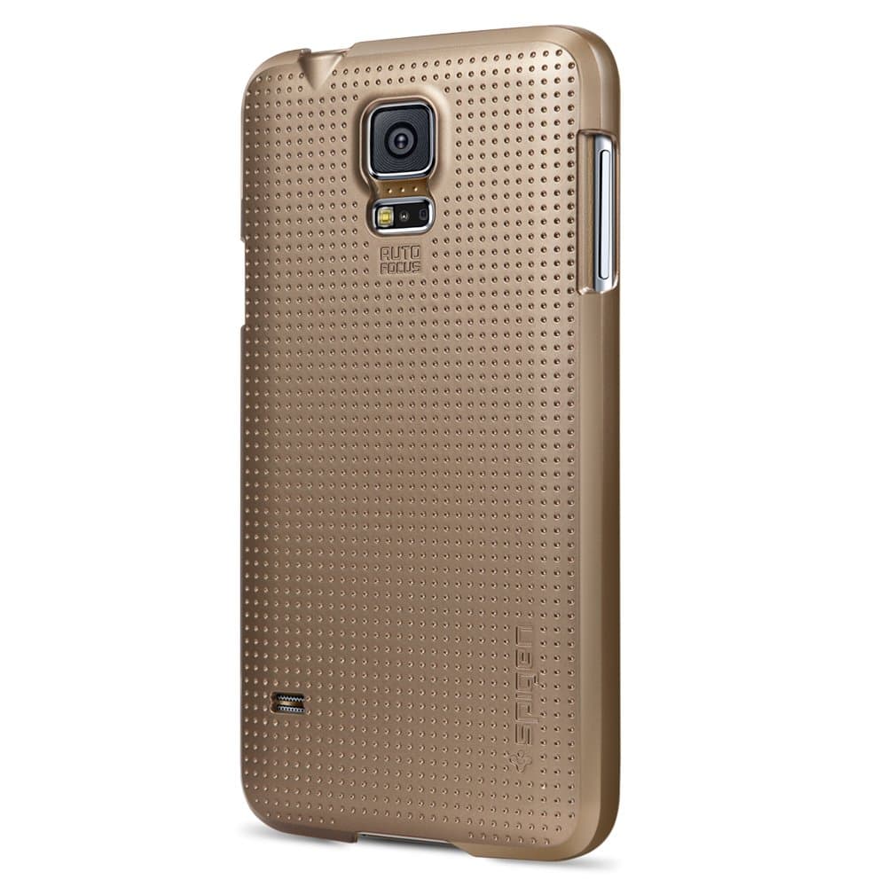 Spigen Ultra Fit Galaxy S5 Case with Premium Finish Coating for Samsung Galaxy S5 2014 - Copper Gold