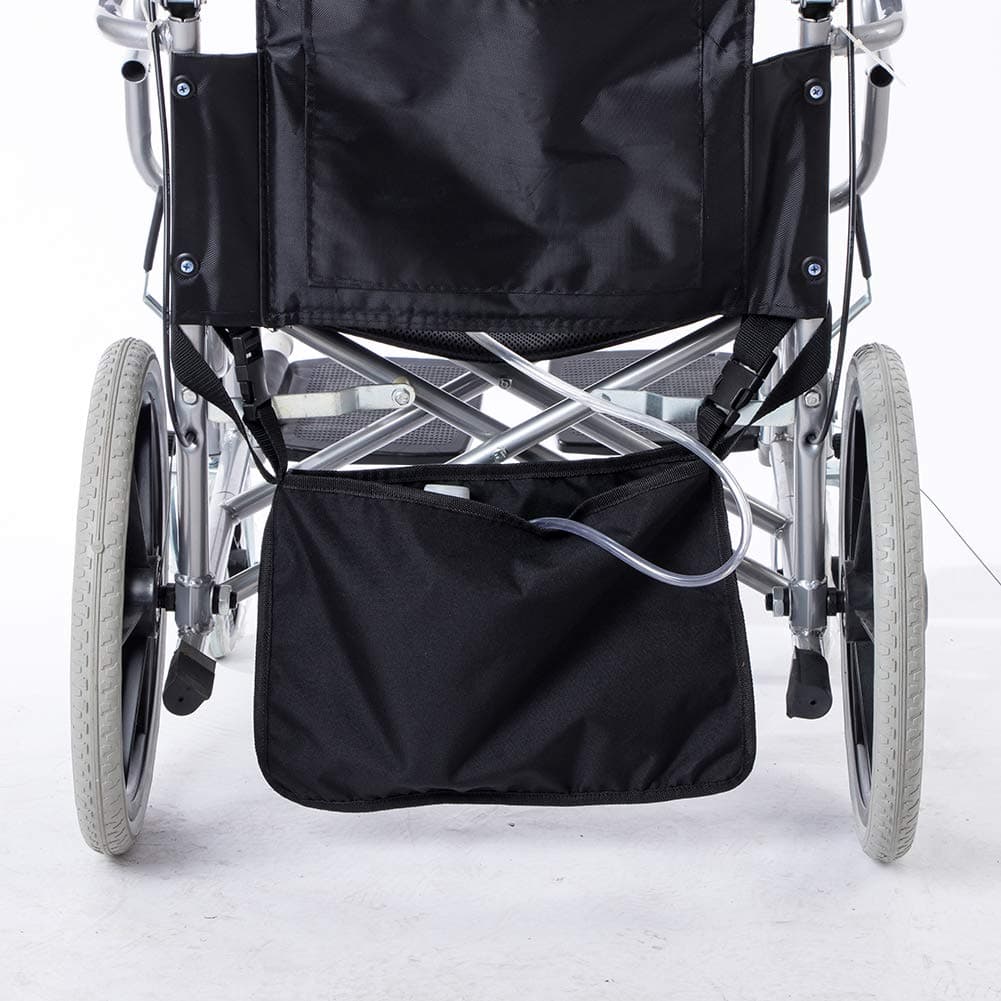 Catheter Bag Covers for Wheelchairs, Wheelchair Under Basket for Infusion Bag, Urine Urainage Bag Holder, A Dignified of Wheelchair Storage Bag, Wheelchair Urine Bag Holder (Black)