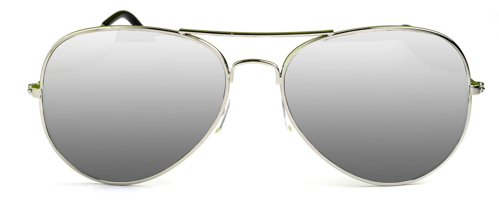 Aviator Sunglasses by Sunny Rebel (Silver | Silver Mirror, Color)