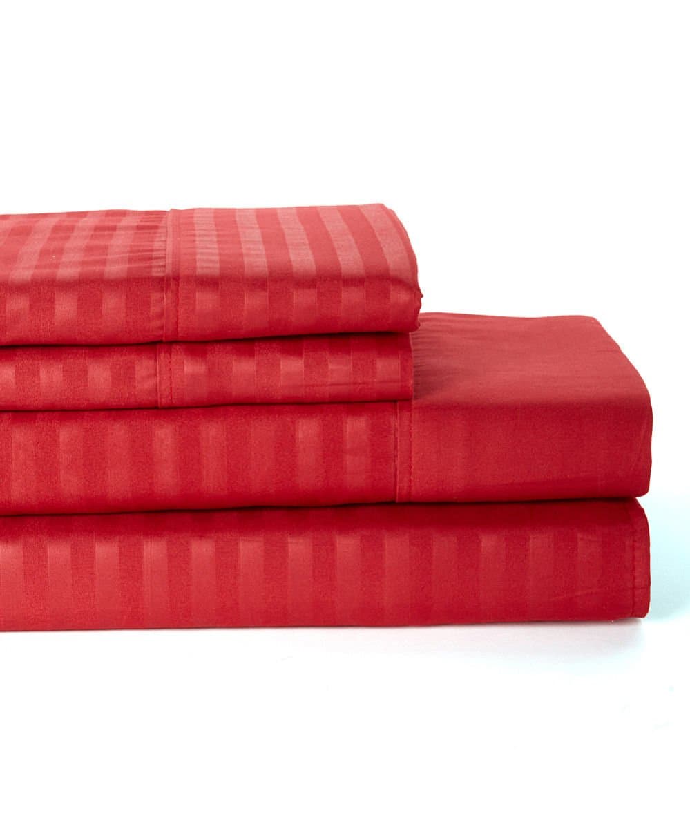 1800 Egyptian Comfort deep Pocket Bed Sheet Set Burgendi Colors/King Sizes