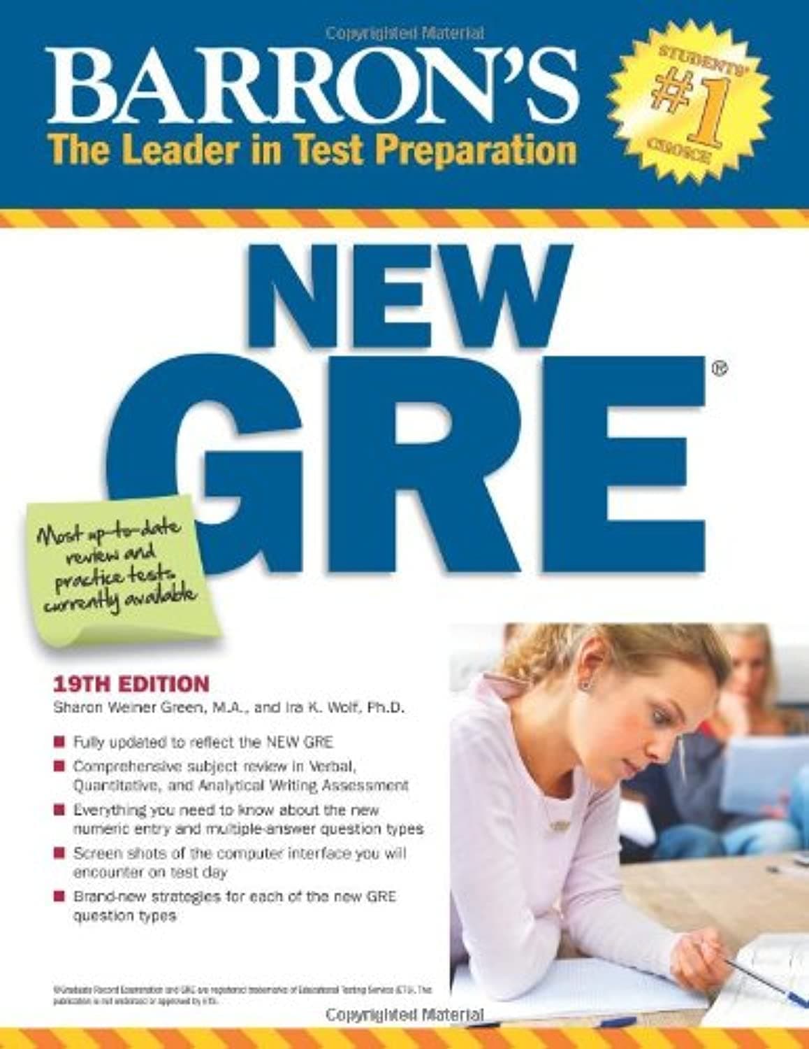 Barron's New GRE: Graduate Record Examination (Barron's GRE)