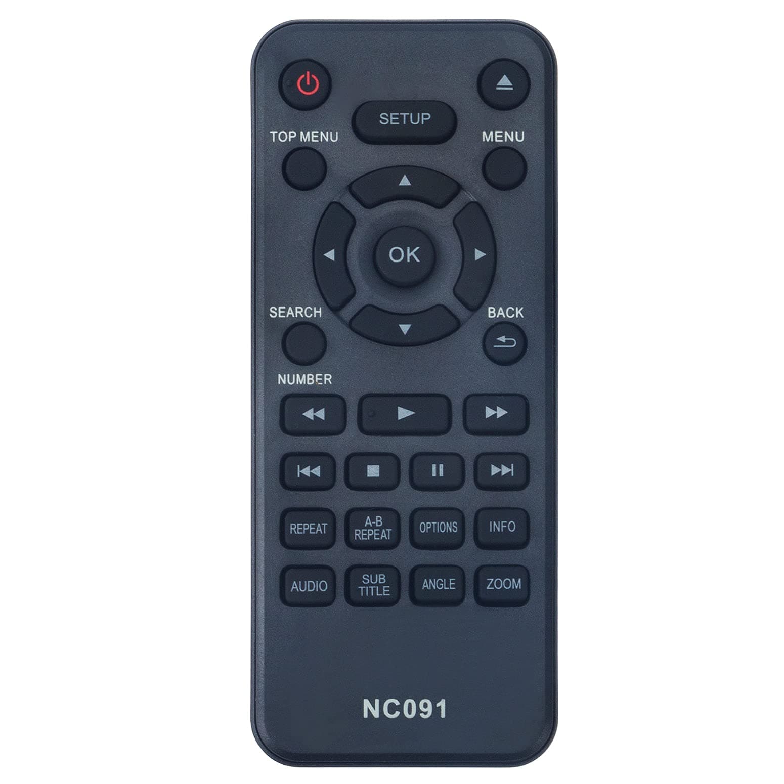 NC091UL NC091 Replacement Remote Commander fit for Philips DVD Player DVP2702/F7 DVP2902/F7 DVP2702 DVP2902 DVP2702F7 DVP2902F7