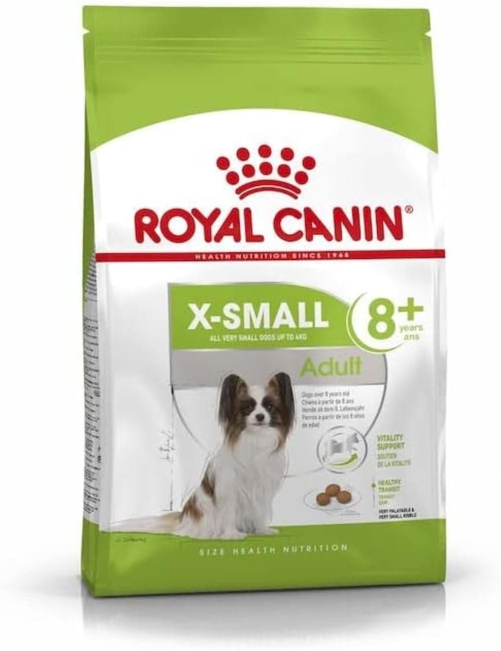 Royal Canin XS Adult 8+ Dry Dog Food - 1.5KG