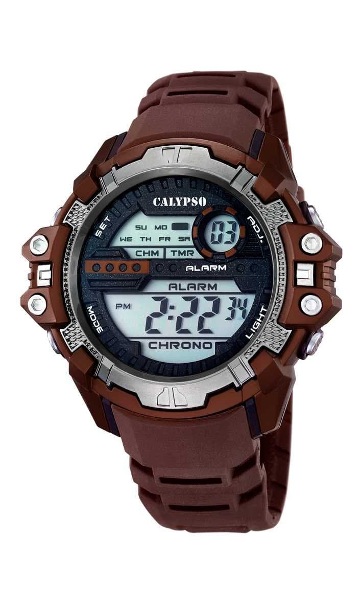 Calypso Watches Gents Watch Digital Plastic XL Digital Quartz K5656 / 3