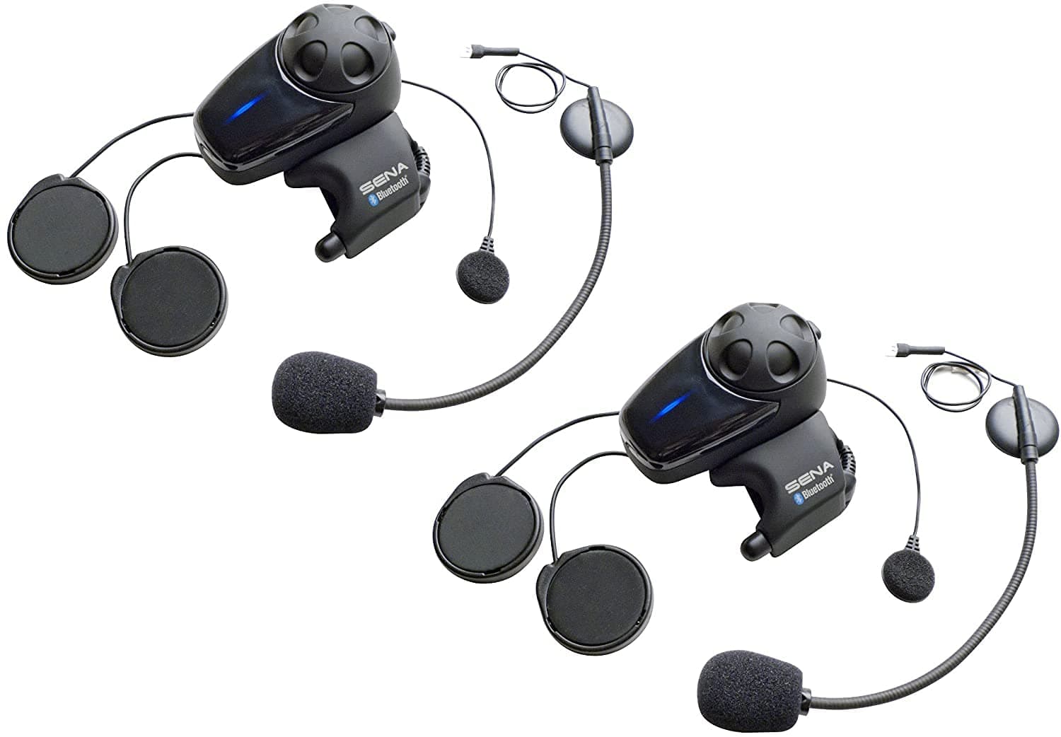 SMH10D-11 Motorcycle Bluetooth Headset/Intercom Communication System with Universal Microphone Kit (Dual)