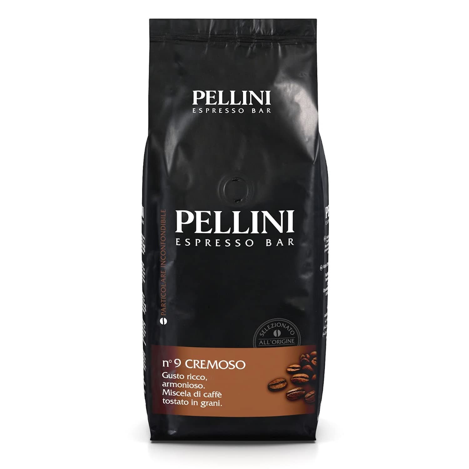 Pellini Caffè No.9 Cremoso Roasted Coffee Beans, 1 kg