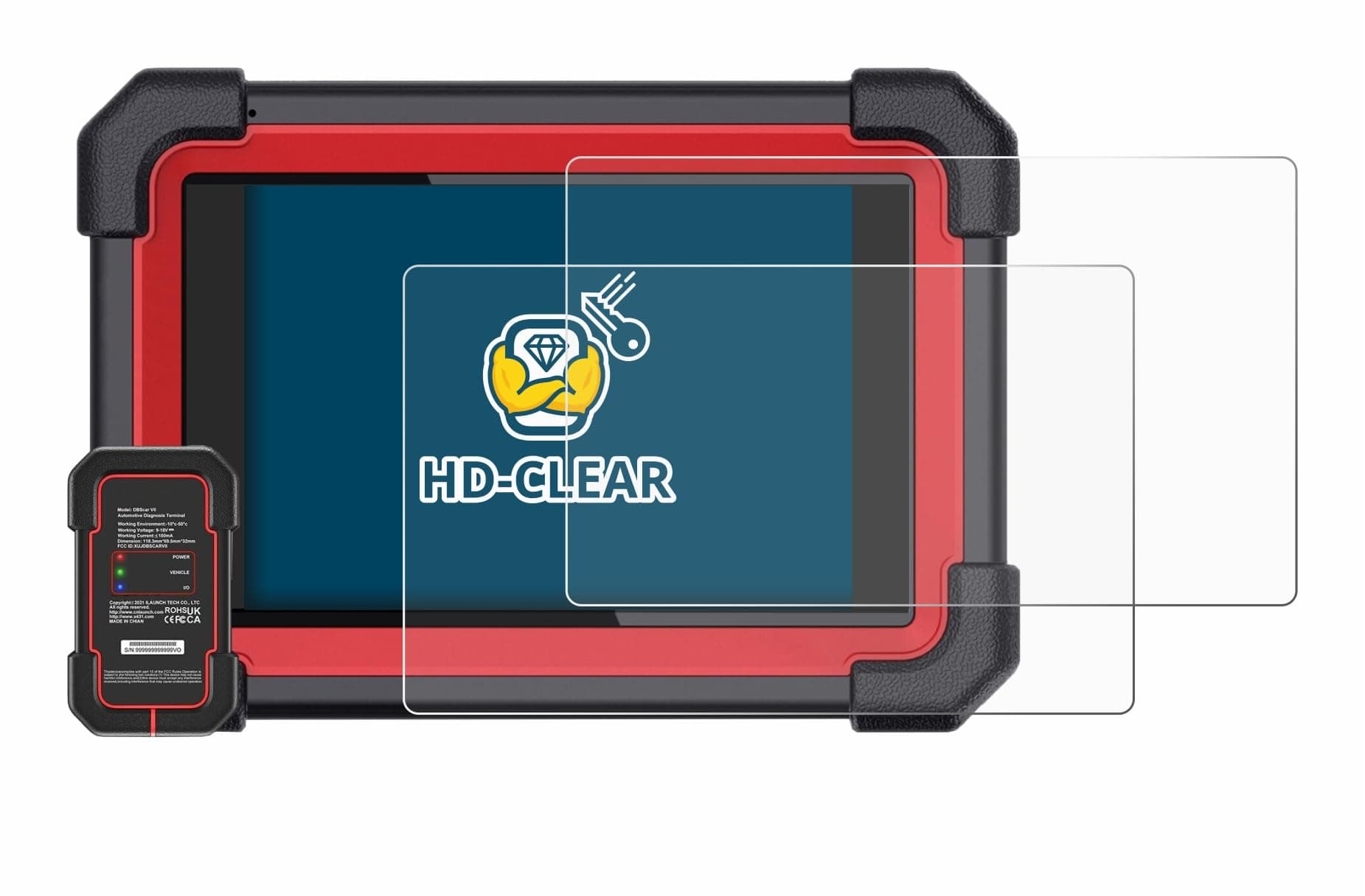 brotect Screen Protector compatible with Launch X-431 CRP 919E BT (2 Pack) - HD-Clear Protection Film