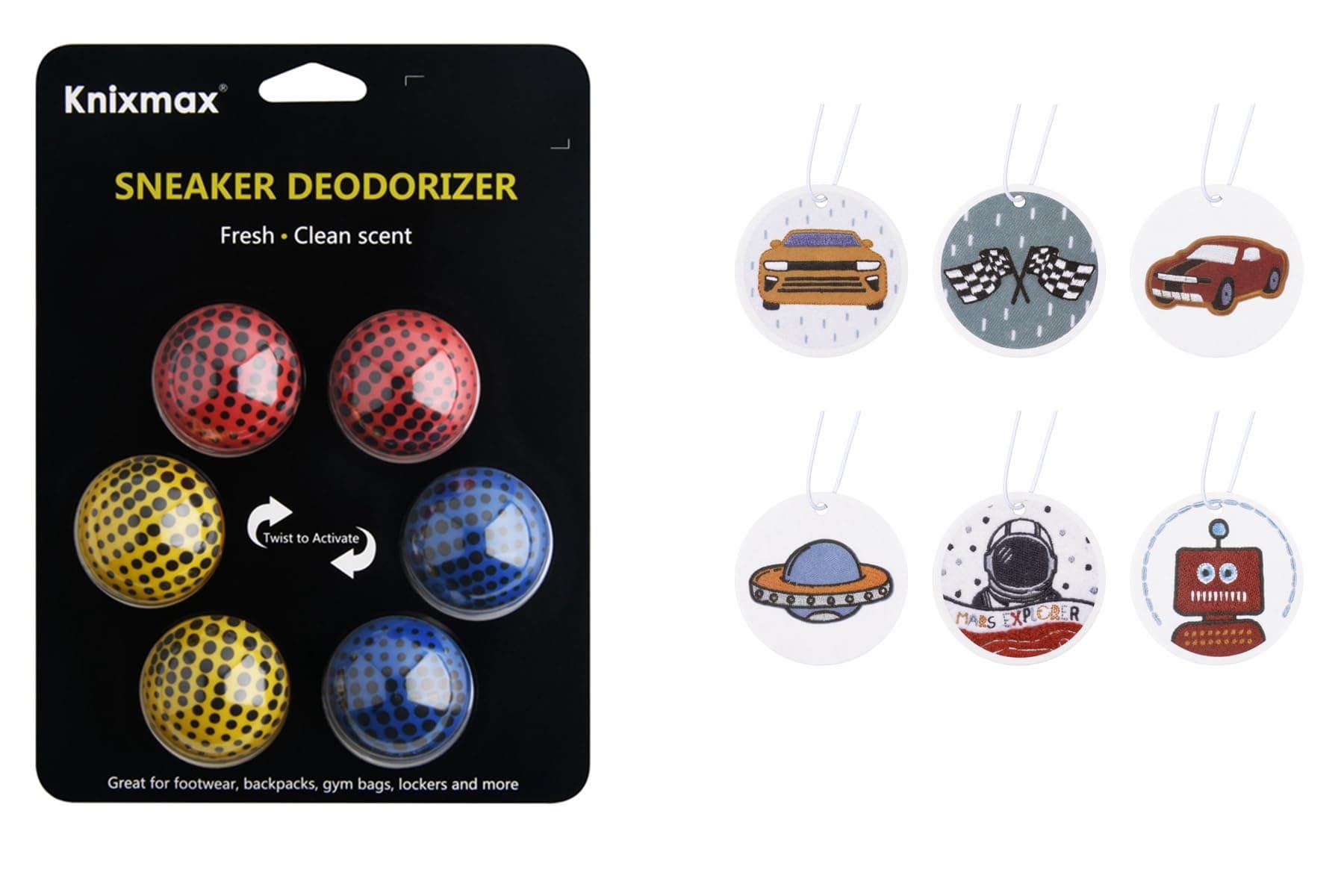 KnixmaxKnixmax Sneaker Deodorizer Balls And Hanging Air Fresheners