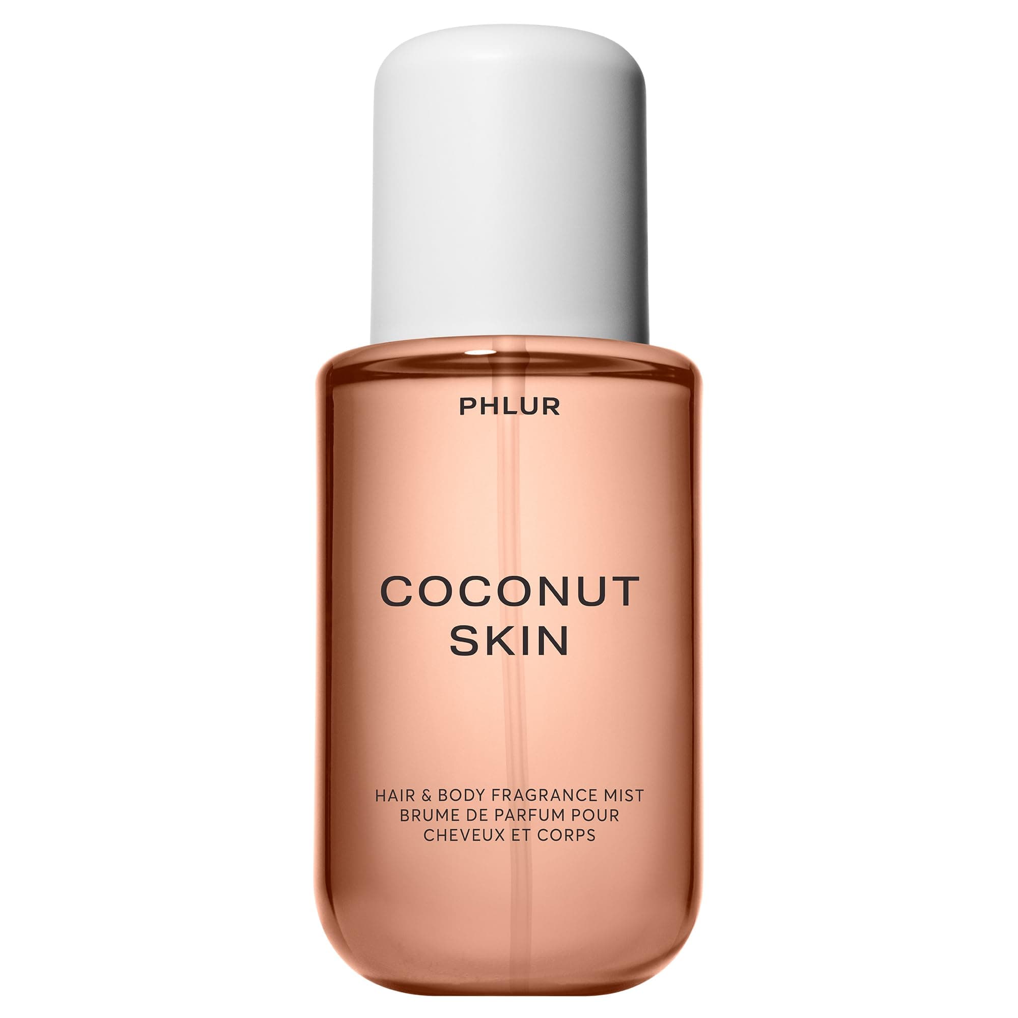 PHLUR Coconut Skin Body Mist, 8 Fl Oz – Hair and Body Perfume for Women, Body Spray with Fresh Coconut, Caramel, and White Florals with Sandalwood & Salted Amber Fragrance