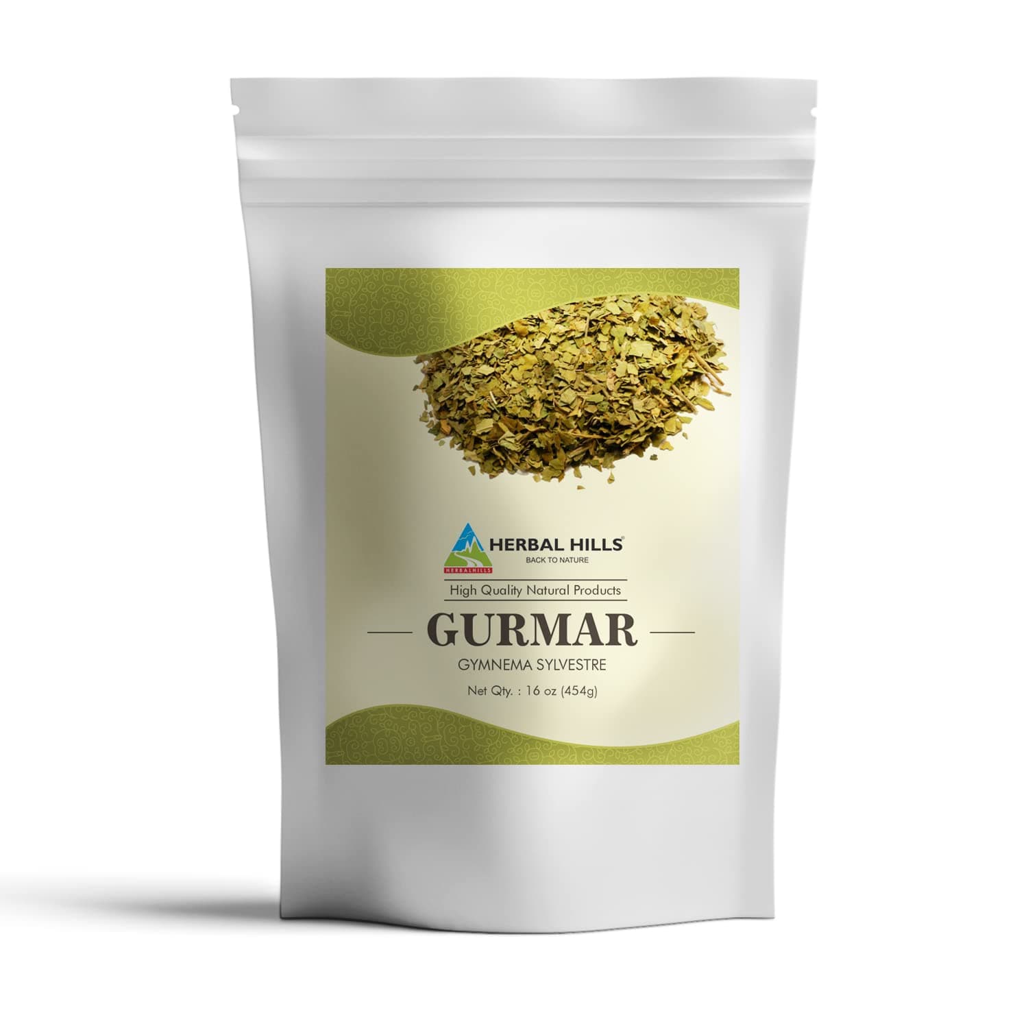 Herbal Hills Gurmar Powder Gymnema sylvestre 454gms Pack / 16oz - Natural Gudmar Leaf/Leaves Powder